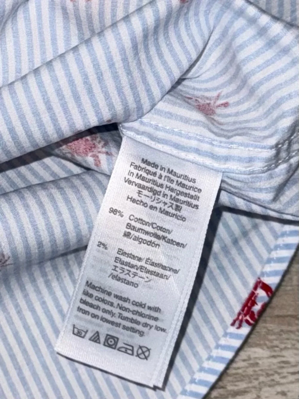 J.Crew Flex Washed Slim Fit Crab Print Button Down Shirt Coastal Nautical - Picture 6 of 10